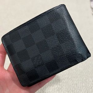 Louis Vuitton Slender Wallet (graphite)